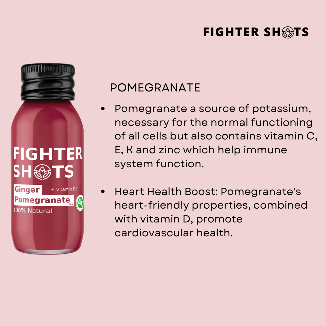 Fighter Shots Ginger + Pomegranate