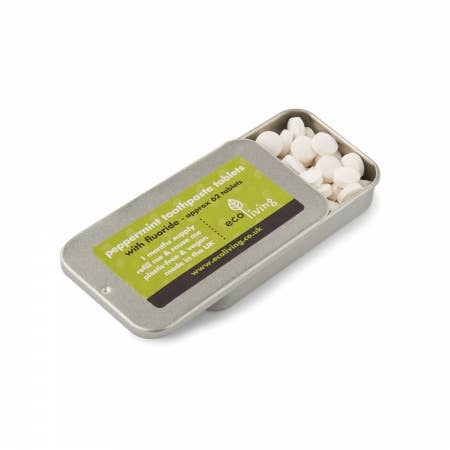 Toothpaste Tablets - TIN -with Flouride