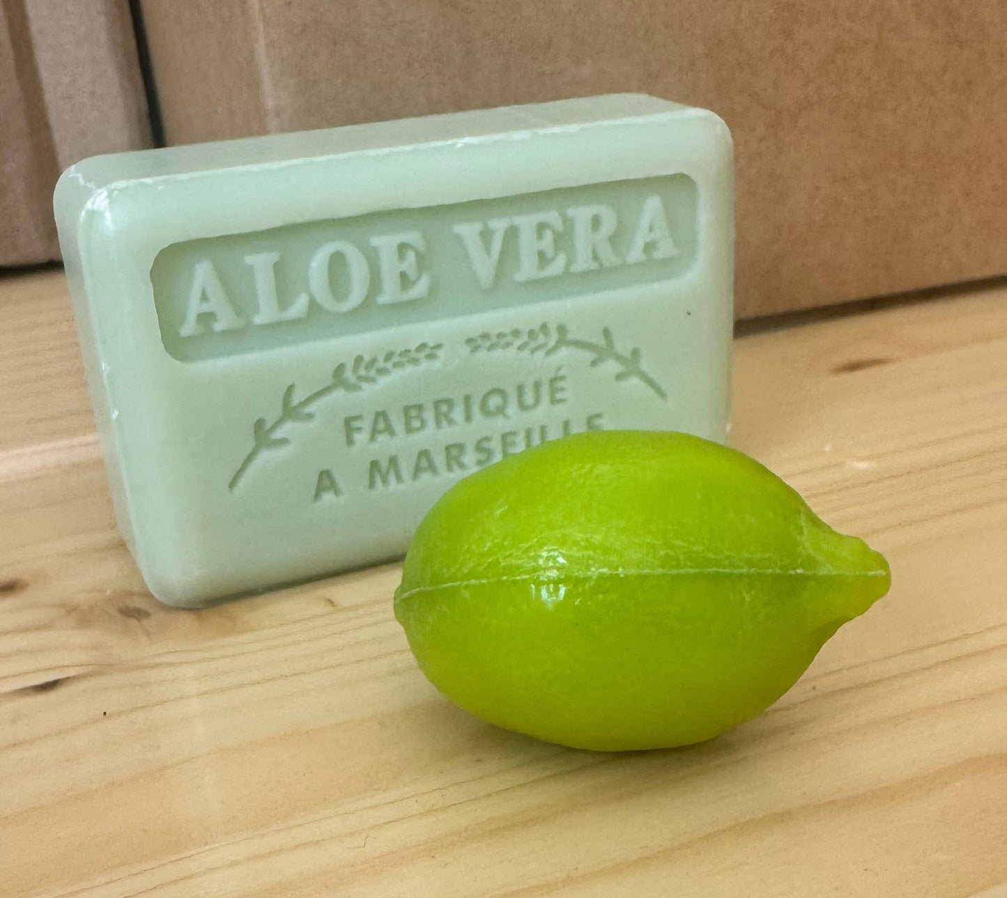 30g French Soap in Lime Shape