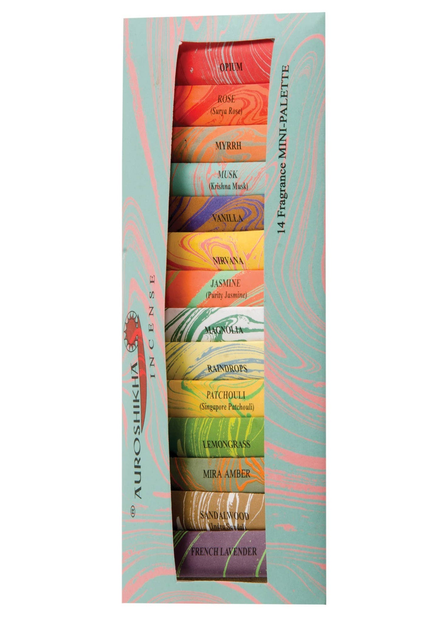 Auroshikha Mini Palette Of 14 Fragrances In Packs