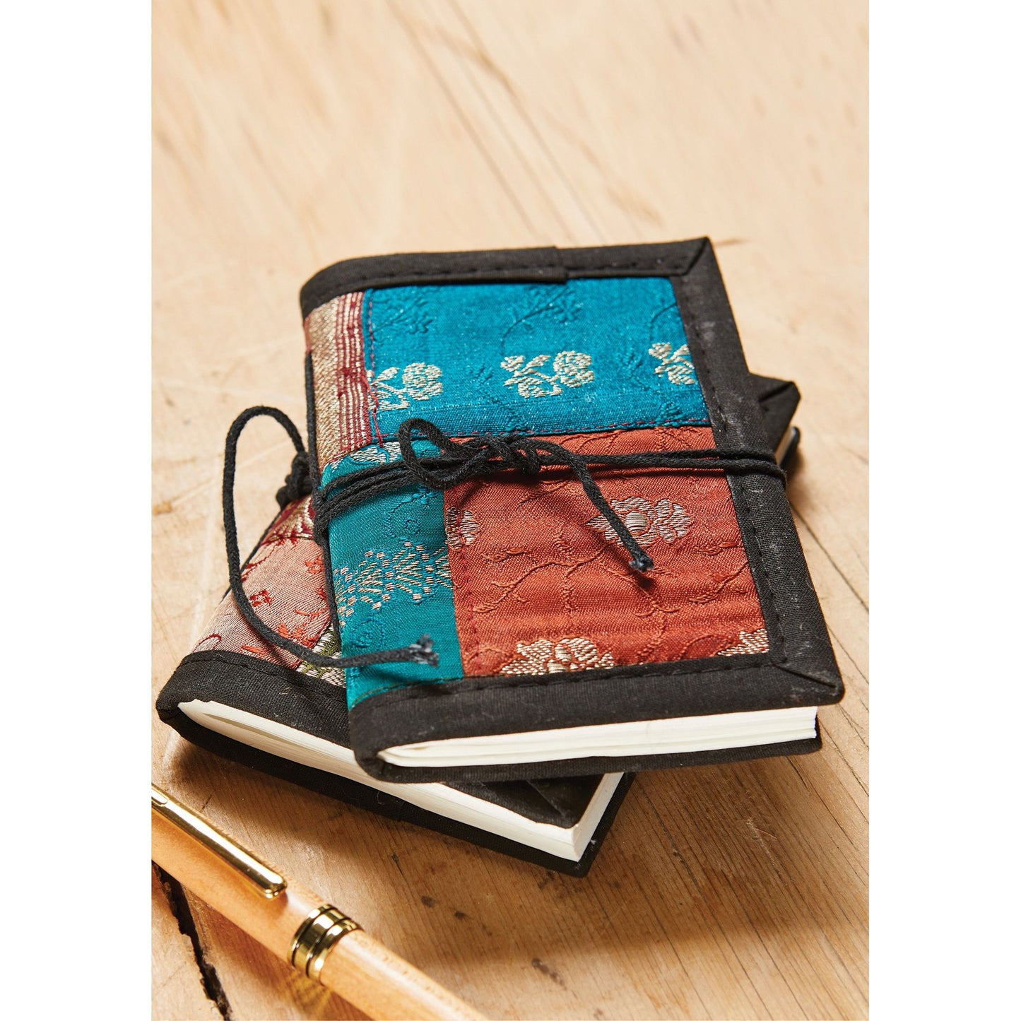Brocade Covered Handmade Paper Notebook