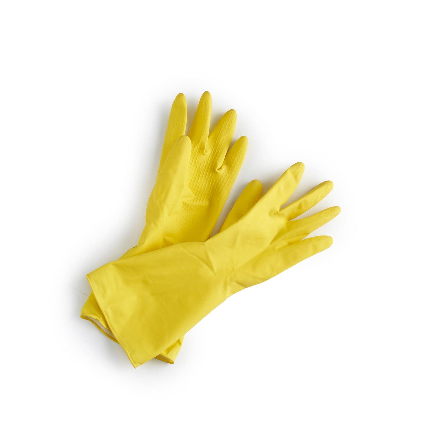 Natural Latex Rubber Gloves YELLOW: S