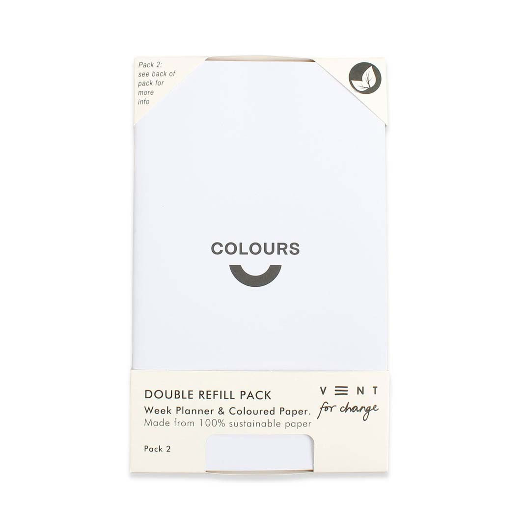 Double Refill Pack - Refillable Journal and Weekly Planner