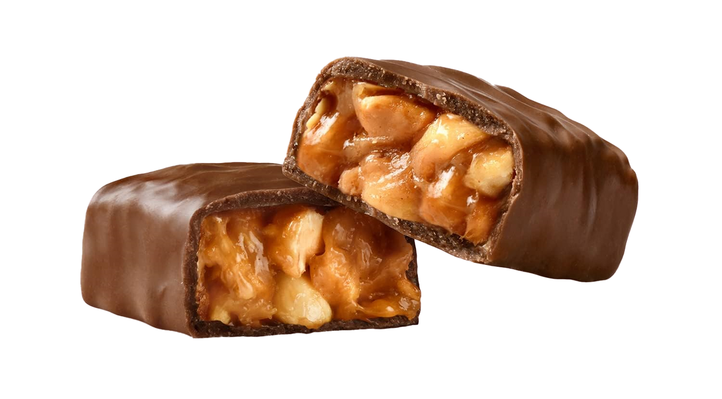 OATM*LK PEANUTS & CARAMEL COATED BAR 40G