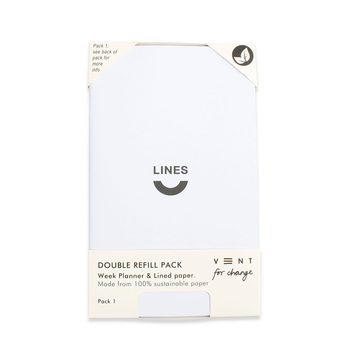 Double Refill Pack - Refillable Journal and Weekly Planner
