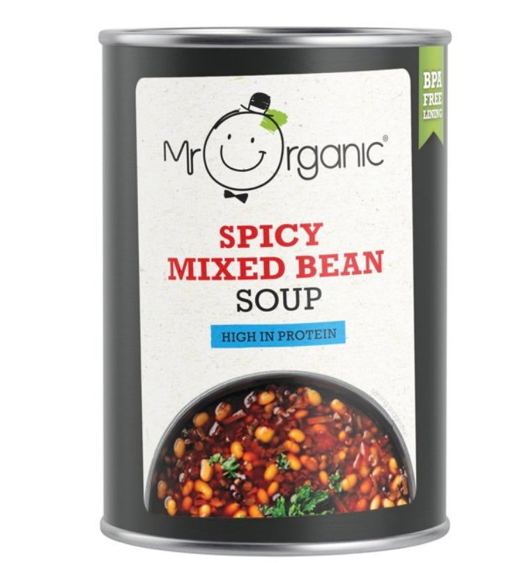Mr Organic Spicy mixed bean soup