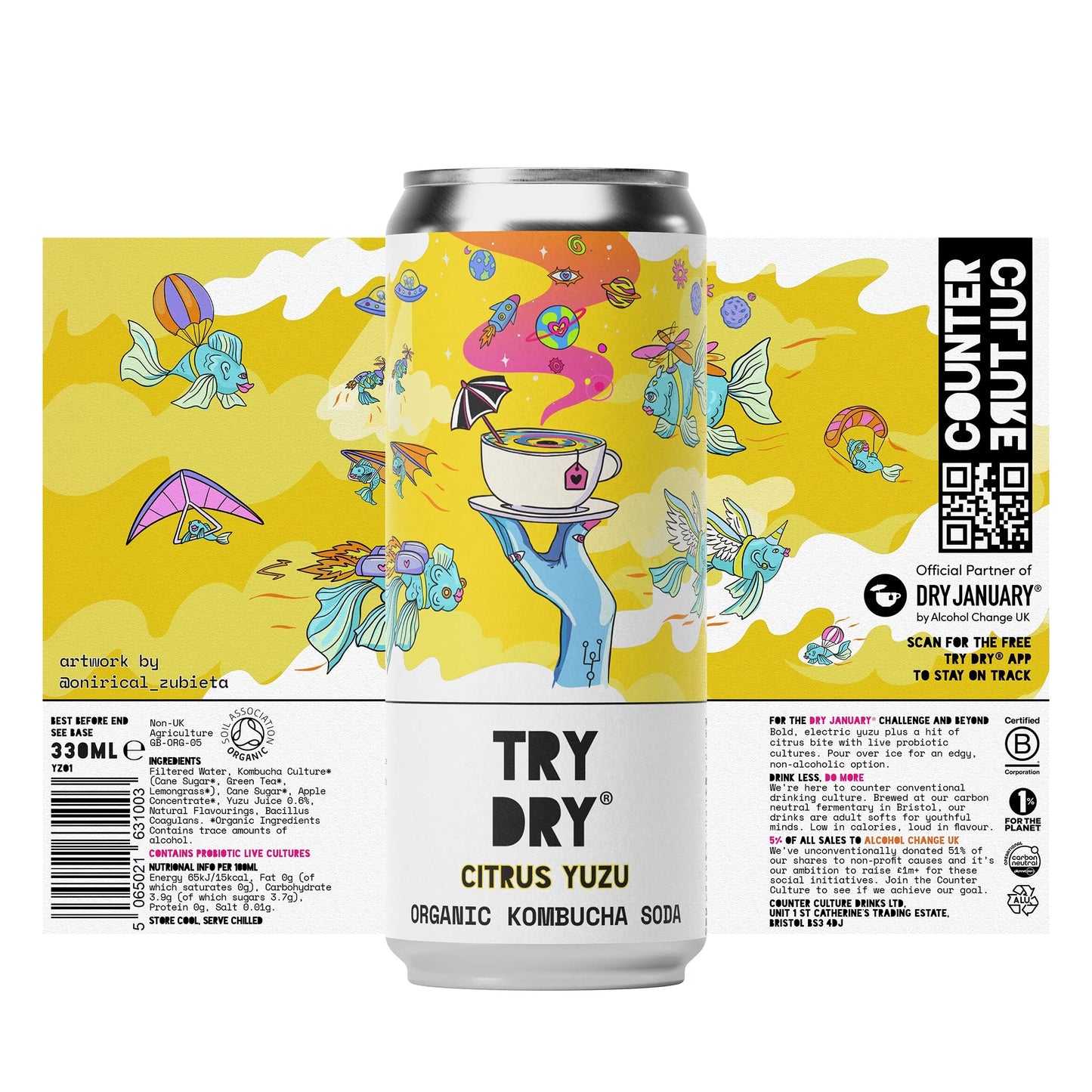 Counter Culture Kombucha 330ml