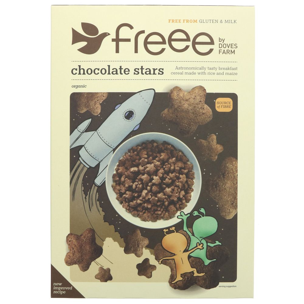 Doves Farm Chocolate Stars -300g