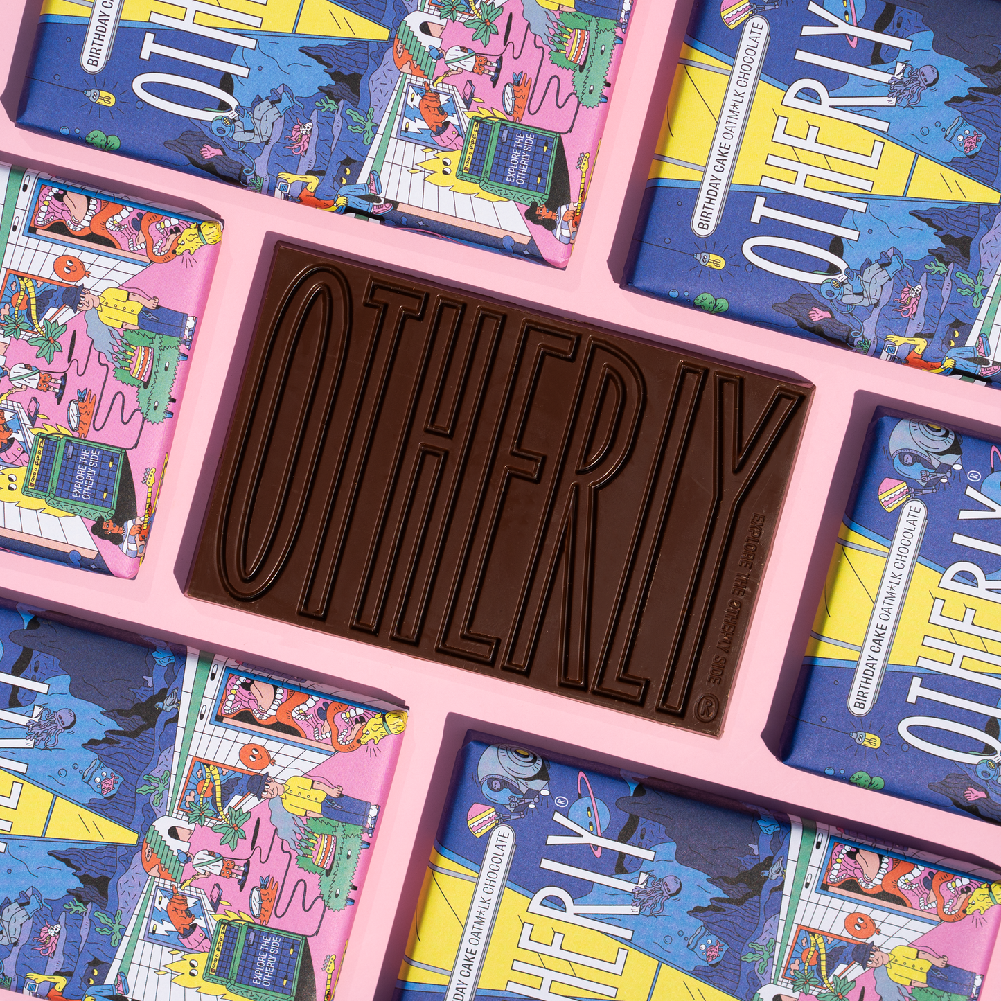 Birthday Cake Oatm*lk Chocolate Bar 120g | Vegan | Creamy