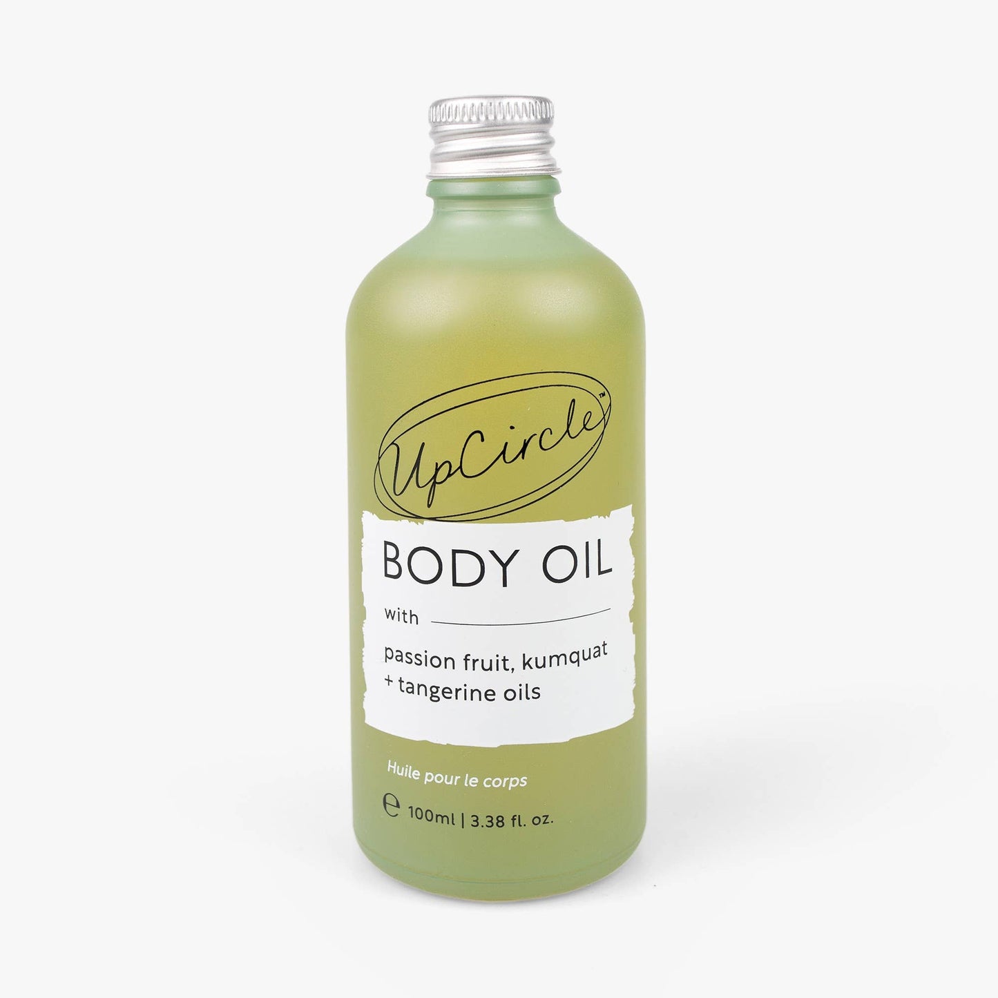 Upcircle Luxury Vegan Gift Eco Spa Body Oil with Passionfruit + Tangerine