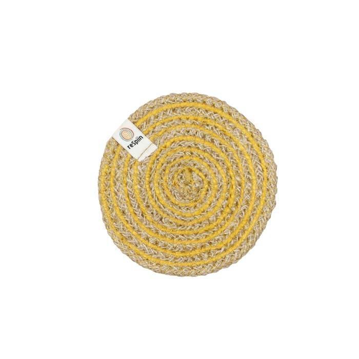 Respiin Spiral Jute Coaster