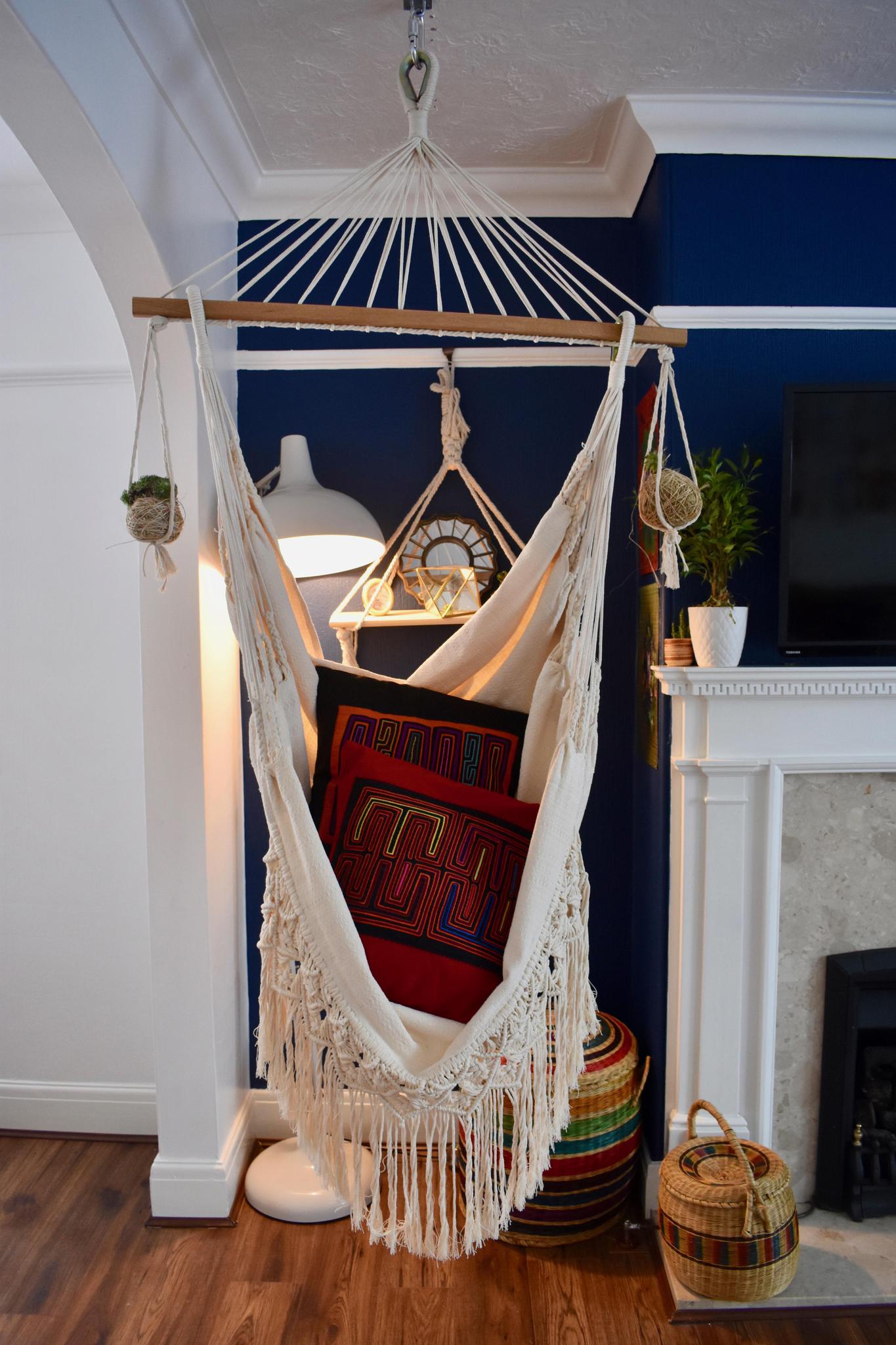 Luxurious Imperial Handmade Hammock Chair - Macrame Detailing