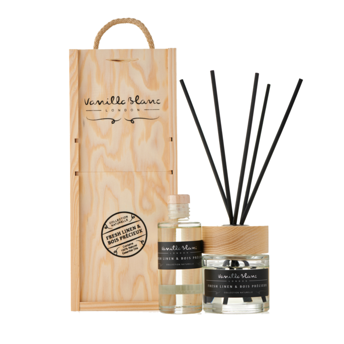 Fresh Linen & Bois Précieux Diffuser Set with Refill