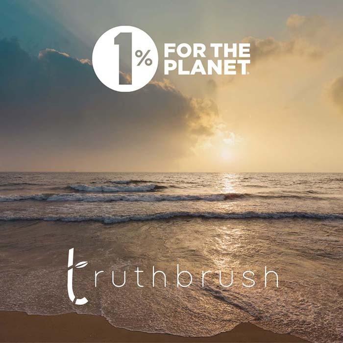 Truthbrush Medium Castor Oil Bristle Toothbrush