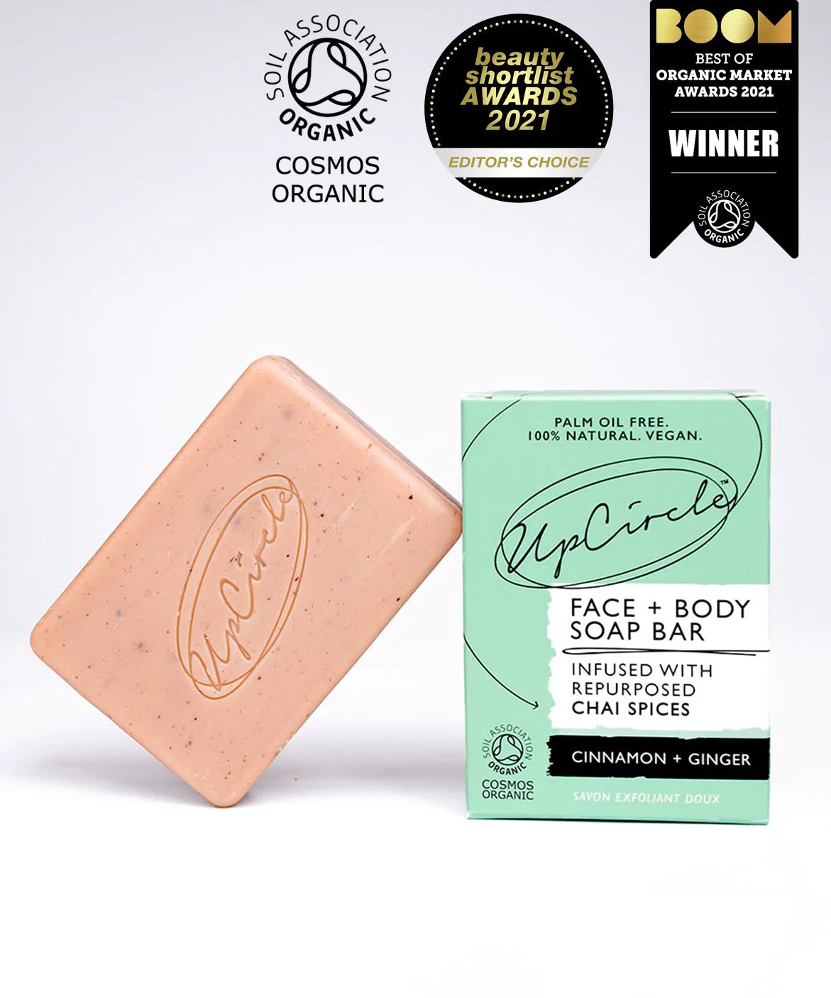 UpCircle Cinnamon & Ginger Chai Soap Bar