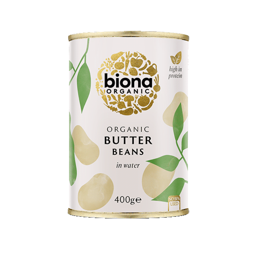 Biona Organic Butter Beans Tinned