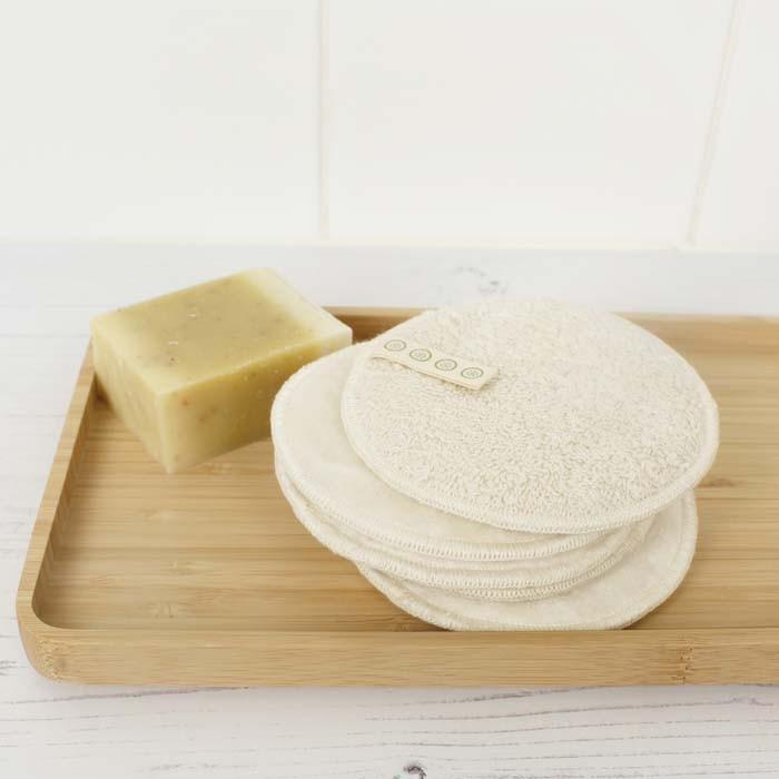 Organic Cotton Facial Pads x5