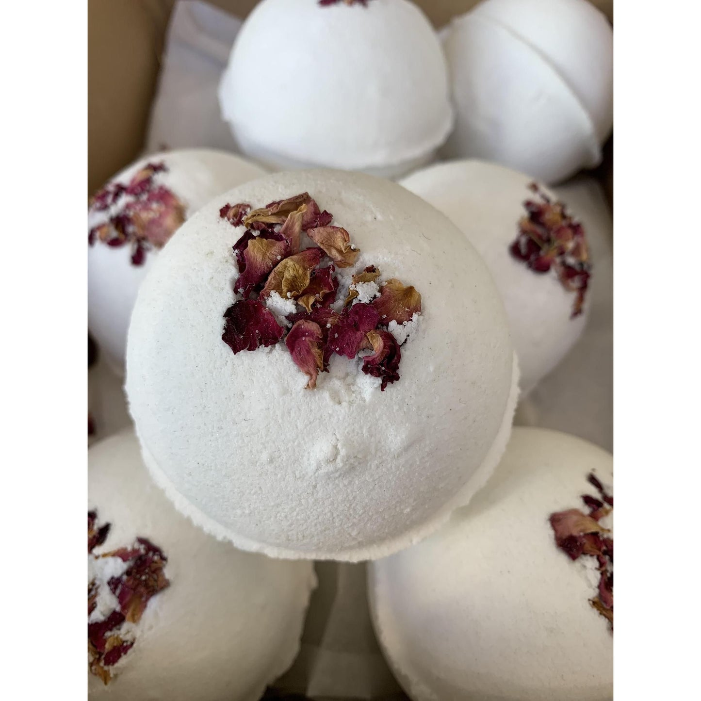 Handmade Rose Geranium Bath Bomb