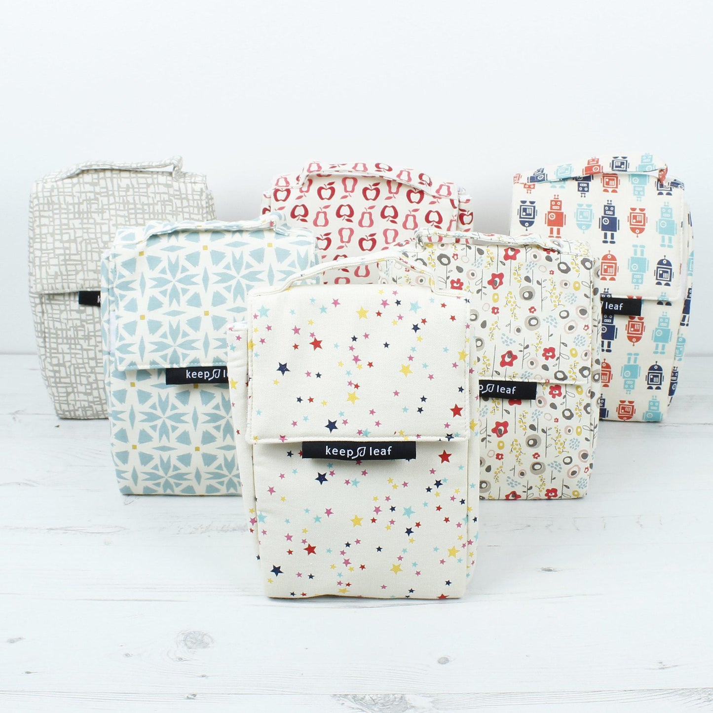 Organic Cotton Lunch Bag Keep Leaf