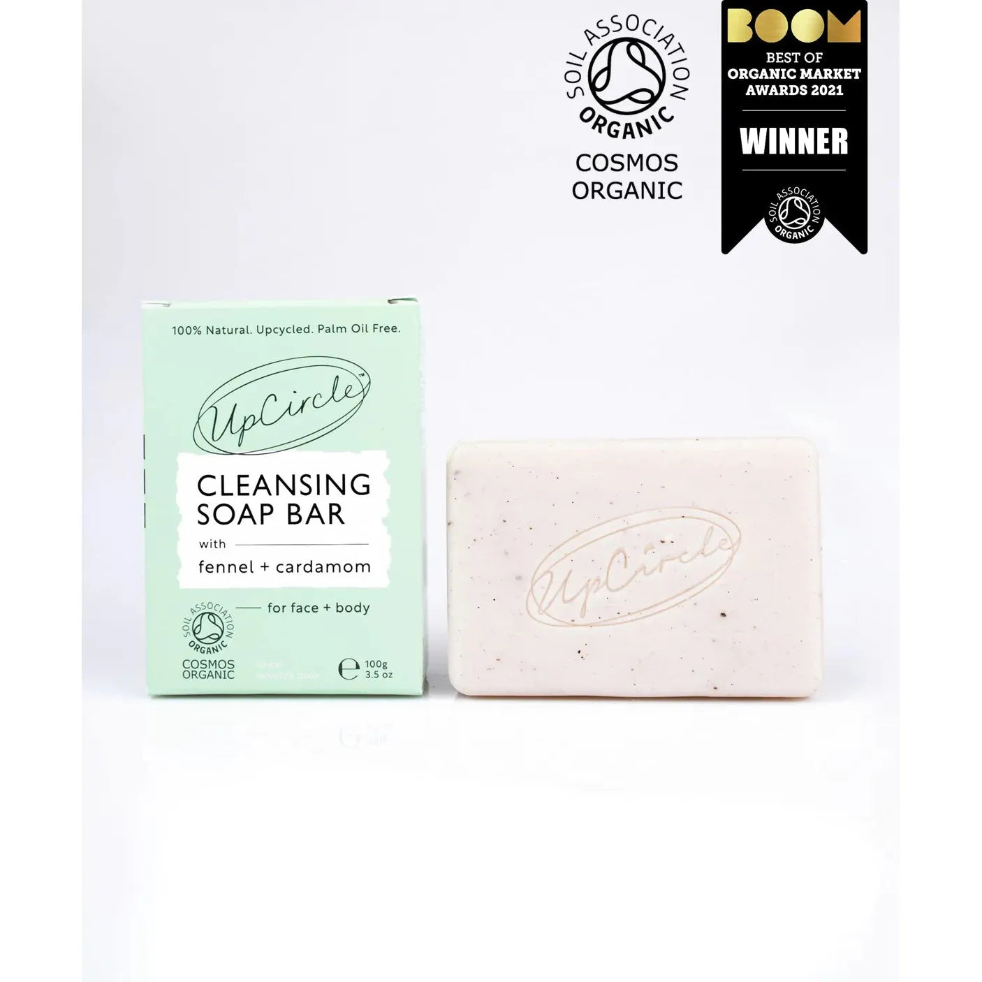 UpCircle cinnamon and ginger Cleansing Bar