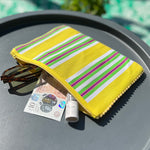 Respiin Recycled Woven Pom Pom Pouch