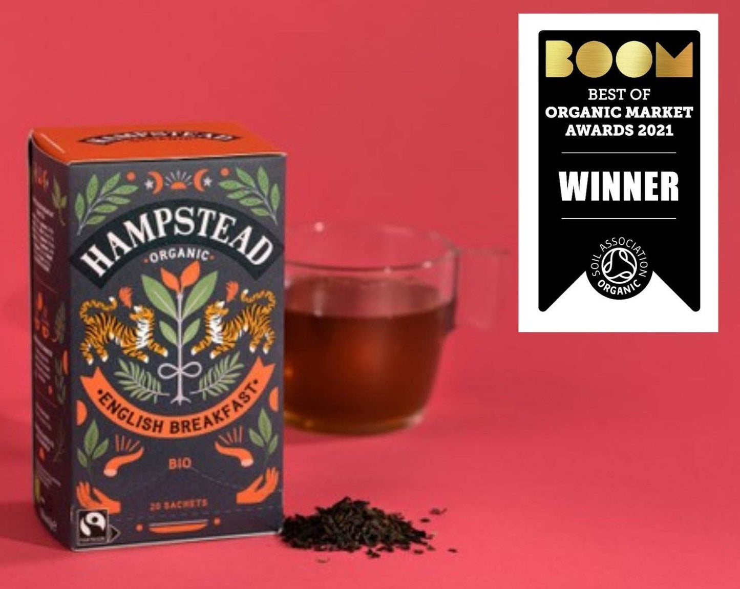 Hampstead Organic English Breakfast Tea - (Single - 1x20g): 20 Tea Bags