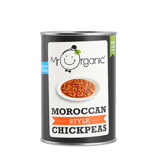 Moroccan style chickpeas mr organic
