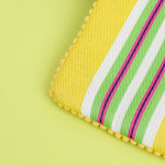 Respiin Recycled Woven Pom Pom Pouch