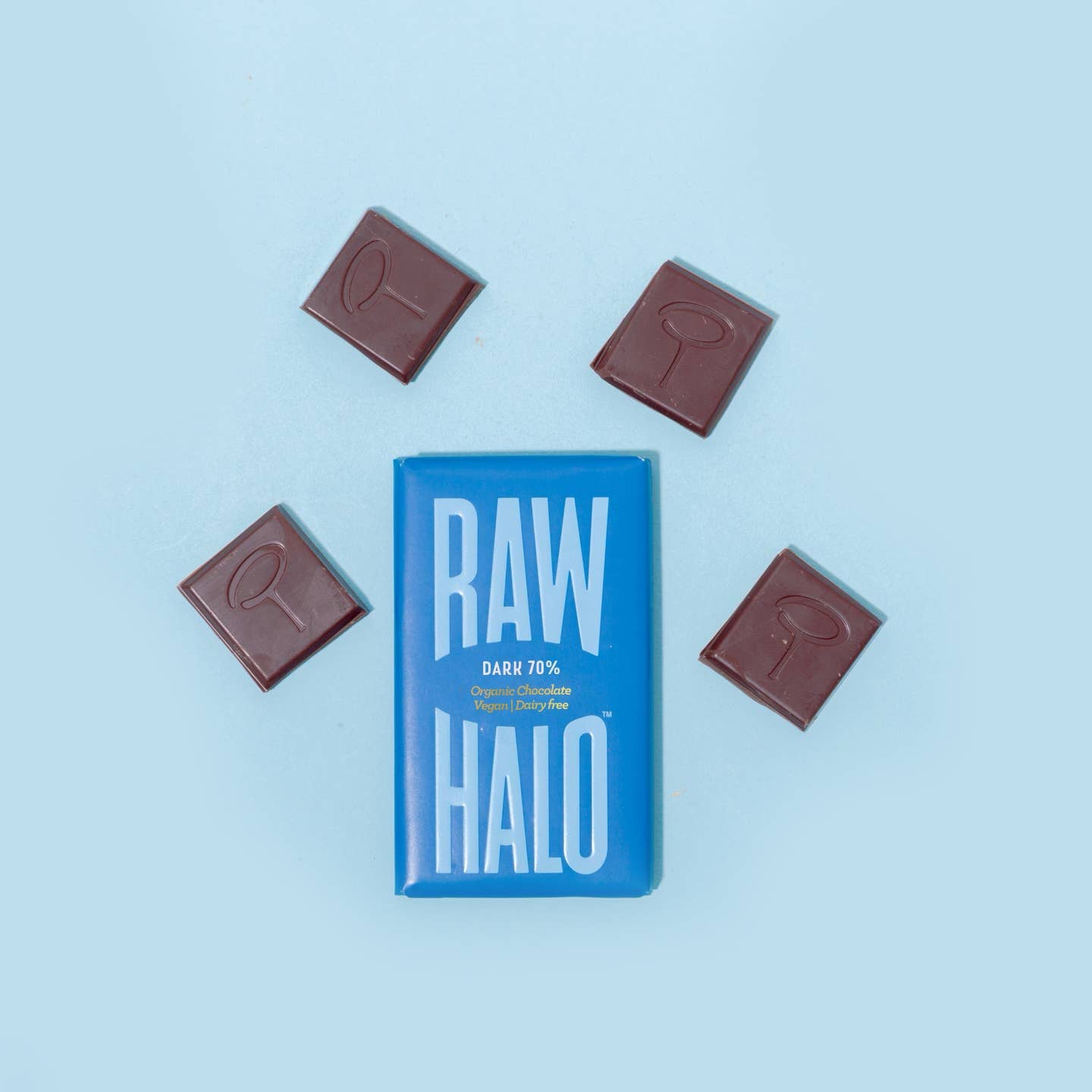 Dark 70% Organic Vegan Chocolate 22g (Case of 20)