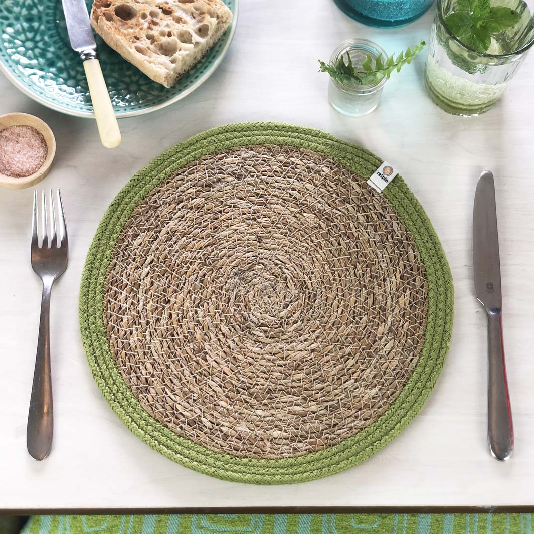 Respiin Seagrass & Jute Tablemats - Set of 6