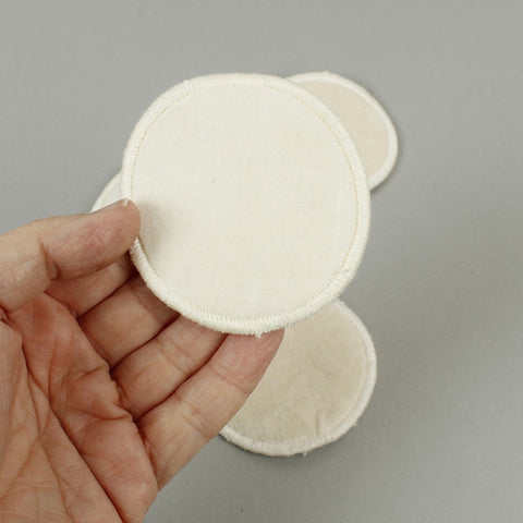 Organic Cotton Small Facial Pads – Velvet – Pack of 7