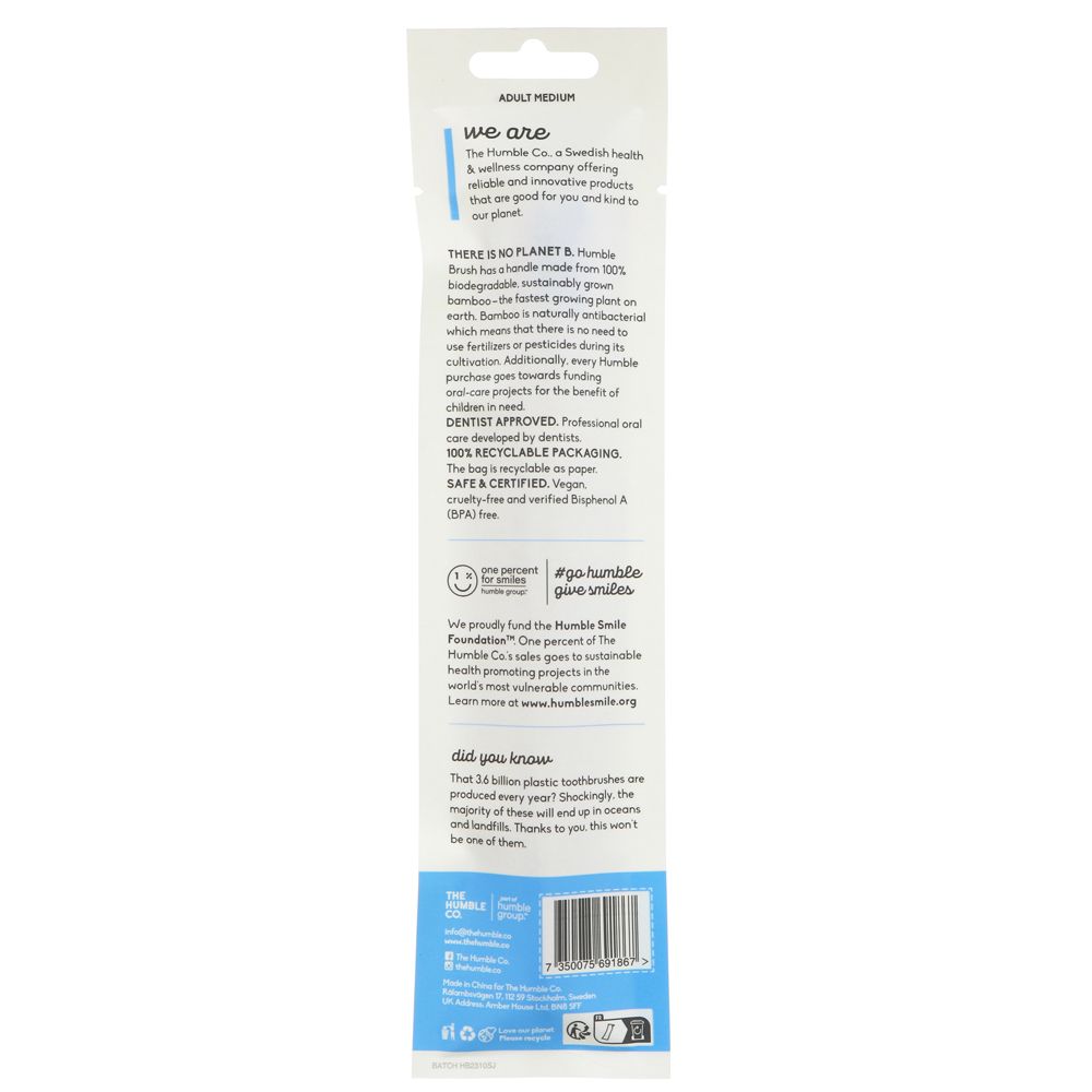 Humble Adult Bamboo Toothbrush