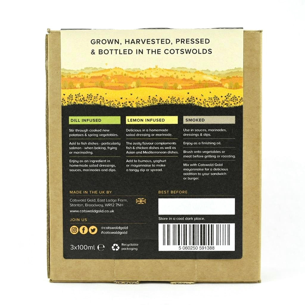 Cotswold Gold Artisan Oils - gift box