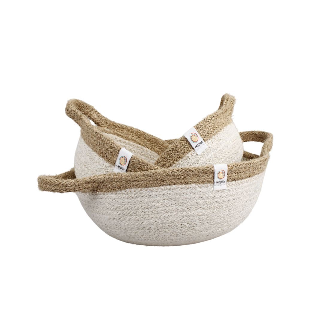 Respiin Jute Handled Bowl Set