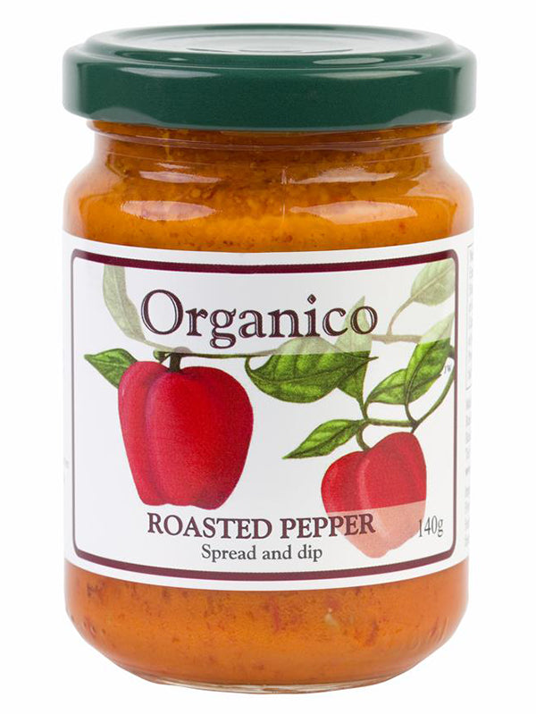 Organico spreadable roasted pepper spread