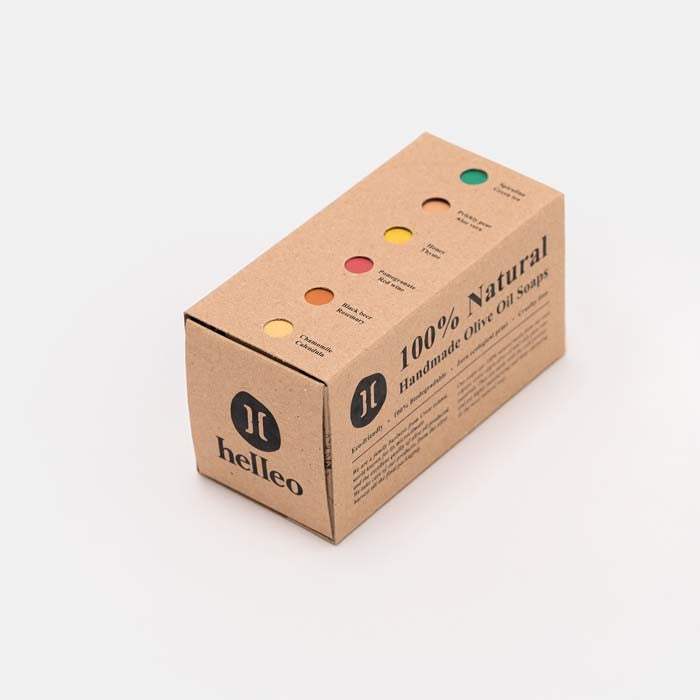 Olive oil soaps Gift pack - Mini Olive Oil Soap 6 Pack – 6 x 30g