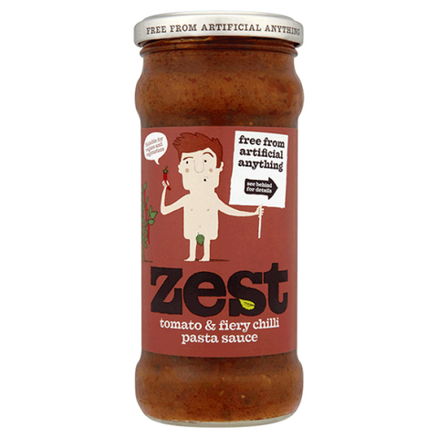 Zest Tomato and Fiery Chilli Mexican Style Sauce (340g)