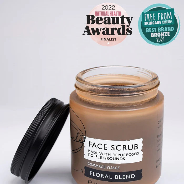 UpCircle Coffee Face Scrub with Rosehip (Floral Blend)