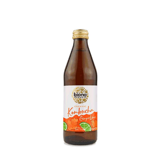 Biona Organic Kombucha Ginger and Lime 330ml