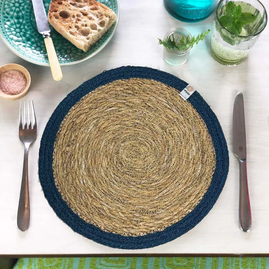 Respiin Seagrass & Jute Tablemats - Set of 6