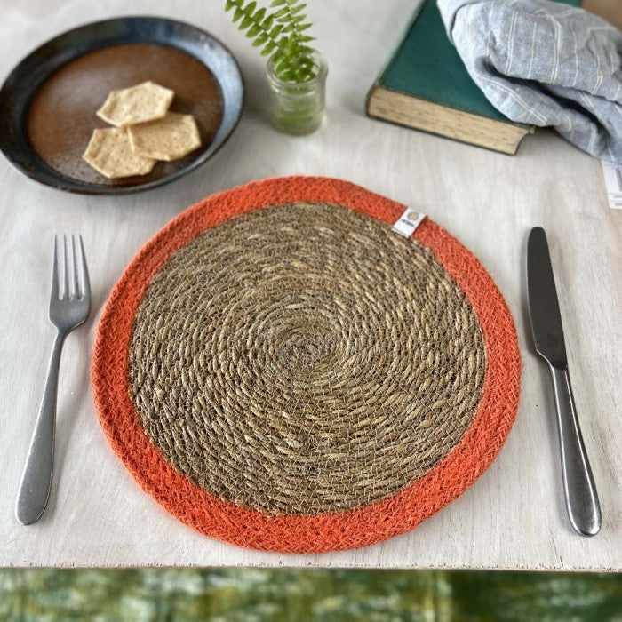 Respiin Seagrass & Jute Tablemats - Set of 6