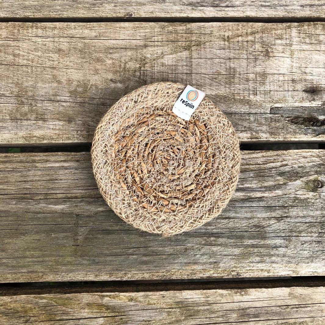 Respiin Seagrass & Jute Coasters - Set of 6