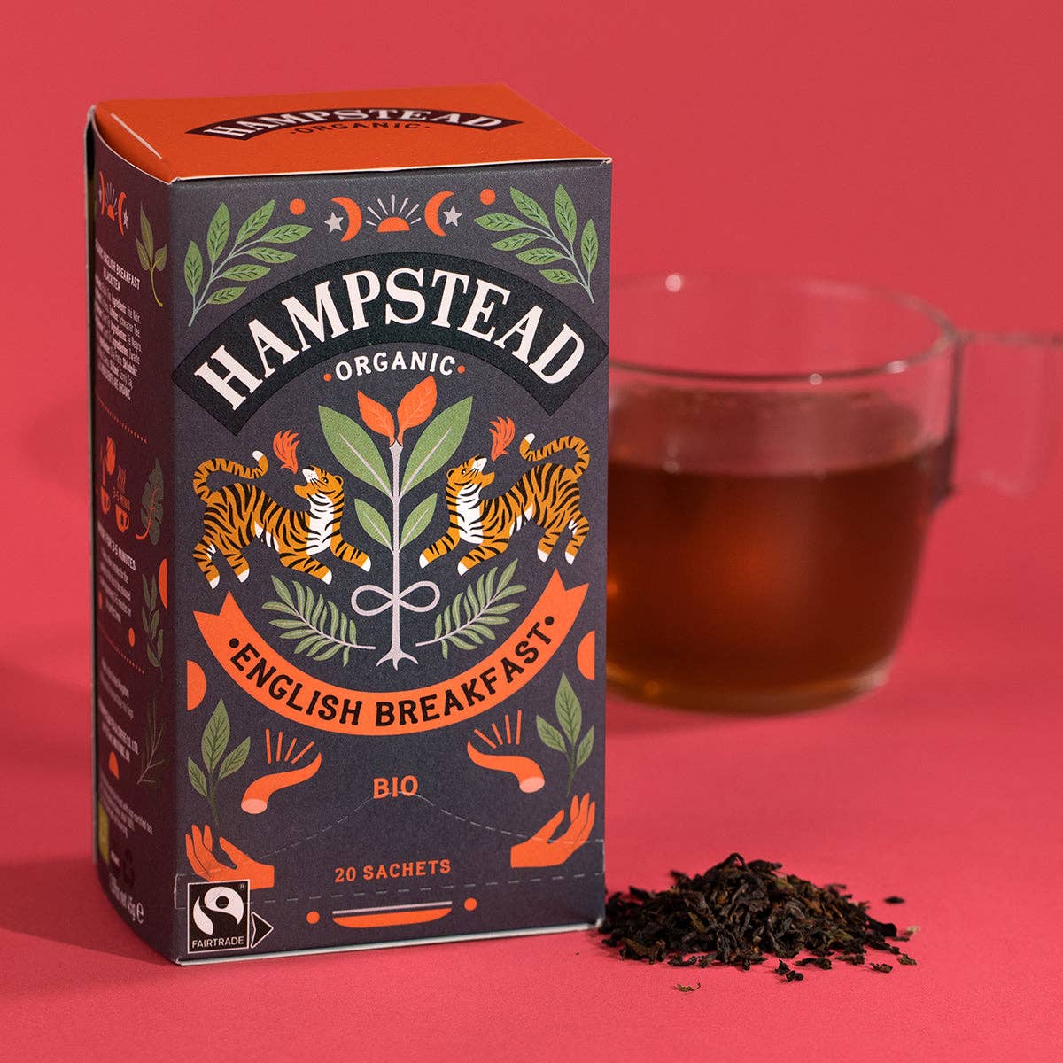 Hampstead Organic English Breakfast Tea - (Single - 1x20g): 20 Tea Bags