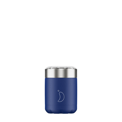 Chilly's Food Pot Matte Blue