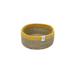 Respiin Shallow Woven Jute Basket Small