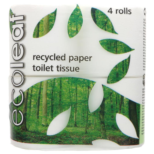 Recycled Toilet Tissue - 4 Rolls