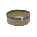 Respiin Shallow Woven Jute Basket Medium