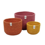 Respiin Jute Tall Basket Set