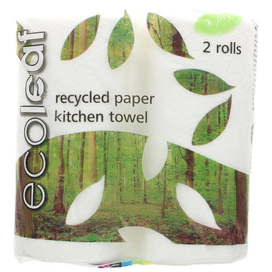 Recycled Paper Kitchen Towels x2 Rolls