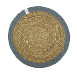 Respiin Round Seagrass & Jute Tablemat